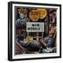 "Men Working," April 12, 1947-Stevan Dohanos-Framed Giclee Print