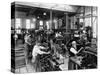 Men Working at Machines in the Government Printing Office, Washington, D.C-null-Stretched Canvas