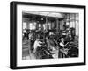 Men Working at Machines in the Government Printing Office, Washington, D.C-null-Framed Photo