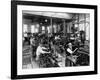 Men Working at Machines in the Government Printing Office, Washington, D.C-null-Framed Photo