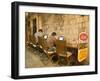 Men working at outdoor internet café, Dubrovnik, Dalmatia, Croatia-Merrill Images-Framed Photographic Print