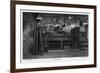 Men Working at Printing Presses Under the Glare of Electric Light-Susan Varley-Framed Premium Giclee Print