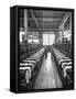 Men Working in a Factory-Carl Mydans-Framed Stretched Canvas