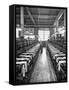 Men Working in a Factory-Carl Mydans-Framed Stretched Canvas