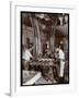 Men Working in a Piano Factory, 1907-Byron Company-Framed Giclee Print