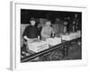 Men Working in the Packaging Department of the Cinzano Wine Works-Carl Mydans-Framed Premium Photographic Print