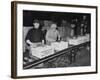 Men Working in the Packaging Department of the Cinzano Wine Works-Carl Mydans-Framed Premium Photographic Print