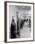 Men Working in the Republic National Bank-null-Framed Photographic Print