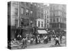 Men Working on Canal Street-null-Stretched Canvas