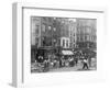 Men Working on Canal Street-null-Framed Photographic Print