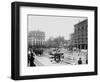 Men Working on Centre and Grand Street-null-Framed Photographic Print