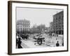 Men Working on Centre and Grand Street-null-Framed Photographic Print