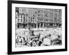 Men Working on Centre Street-null-Framed Photographic Print
