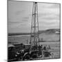 Men Working on Core Drilling Operations at Garrison Dam in the Missouri Valley-null-Mounted Photographic Print