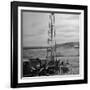 Men Working on Core Drilling Operations at Garrison Dam in the Missouri Valley-null-Framed Photographic Print