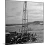 Men Working on Core Drilling Operations at Garrison Dam in the Missouri Valley-null-Mounted Photographic Print