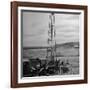 Men Working on Core Drilling Operations at Garrison Dam in the Missouri Valley-null-Framed Photographic Print