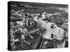 Men Working on Martin Patrol Bomber at Glenn Martin Plant-Myron Davis-Stretched Canvas