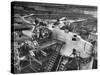 Men Working on Martin Patrol Bomber at Glenn Martin Plant-Myron Davis-Stretched Canvas