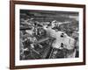 Men Working on Martin Patrol Bomber at Glenn Martin Plant-Myron Davis-Framed Photographic Print