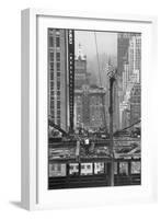 Men Working on New Skyscraper-null-Framed Photographic Print