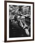 Men Working on Partially Completed Jets at New Vickers Plant-Carl Mydans-Framed Premium Photographic Print