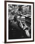 Men Working on Partially Completed Jets at New Vickers Plant-Carl Mydans-Framed Photographic Print