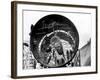 Men Working on Pipes Used to Divert Section of Missouri River During Building of Fort Peck Dam-Margaret Bourke-White-Framed Photographic Print