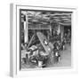 Men Working on the Aircrafts Final Constructing Stages-Peter Stackpole-Framed Photographic Print