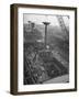 Men Working on the Liberty Ship in the Kaiser Shipyard-Hansel Mieth-Framed Photographic Print