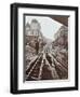 Men Working on Tramline Electricification, Wandsworth, London, 1906-null-Framed Photographic Print