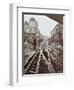 Men Working on Tramline Electricification, Wandsworth, London, 1906-null-Framed Photographic Print