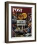 "Men Working," Saturday Evening Post Cover, April 12, 1947-Stevan Dohanos-Framed Giclee Print