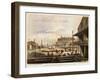 Men Working with Lumber near East River Dock-null-Framed Giclee Print