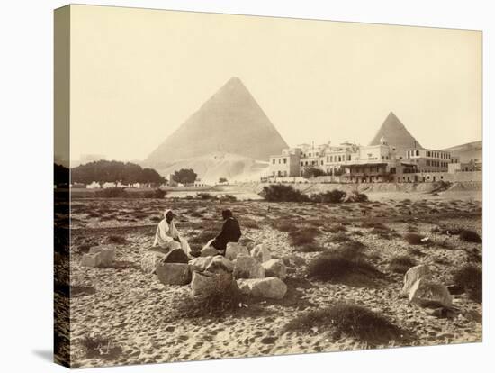 Mena-House Hotel, Next to the Giza Pyramids (Egypt)-null-Stretched Canvas