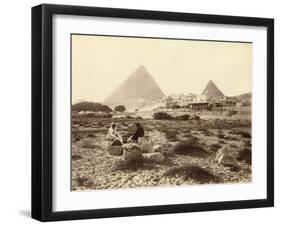 Mena-House Hotel, Next to the Giza Pyramids (Egypt)-null-Framed Premium Photographic Print