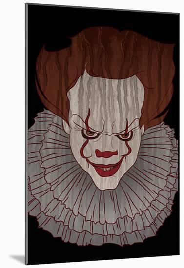 Menacing Clown-null-Mounted Poster