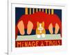 Menage A Trois Cat-Stephen Huneck-Framed Giclee Print