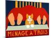 Menage A Trois Orange Cat-Stephen Huneck-Mounted Giclee Print