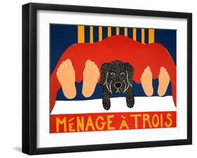 Menage Black-Stephen Huneck-Framed Giclee Print