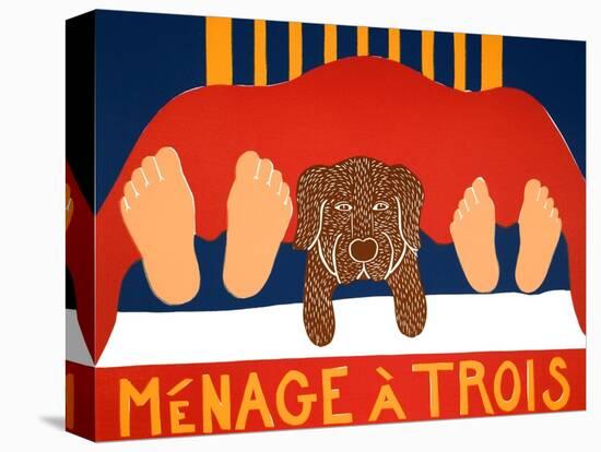 Menage Choc-Stephen Huneck-Stretched Canvas