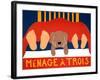 Menage Golden 1.5.5 More Brown-Stephen Huneck-Framed Giclee Print