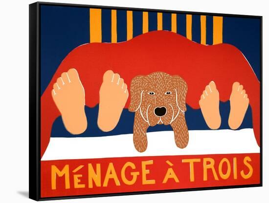 Menage Golden 1.5.5-Stephen Huneck-Framed Stretched Canvas