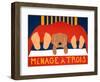 Menage Golden 1.5.5-Stephen Huneck-Framed Giclee Print