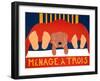 Menage Golden 1.5-Stephen Huneck-Framed Giclee Print
