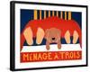 Menage Golden 1.5-Stephen Huneck-Framed Giclee Print