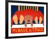 Menage Golden 1.5-Stephen Huneck-Framed Giclee Print