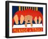 Menage Golden 1-Stephen Huneck-Framed Giclee Print
