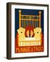 Menage II Yellow Yellow-Stephen Huneck-Framed Giclee Print