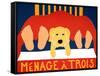 Menage Yell-Stephen Huneck-Framed Stretched Canvas